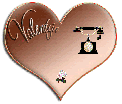 Animovaná zamilovaná přání k Valentýnu