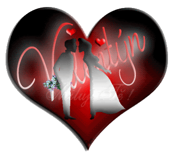 Animovaná zamilovaná přání k Valentýnu