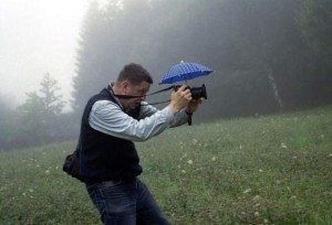 Deštníček na fotoaparát