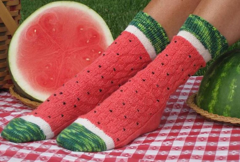 Melounové ponožky