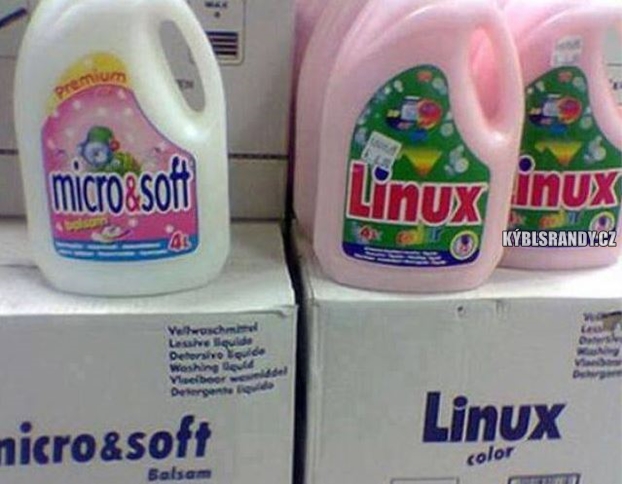Micro&soft a Linux color
