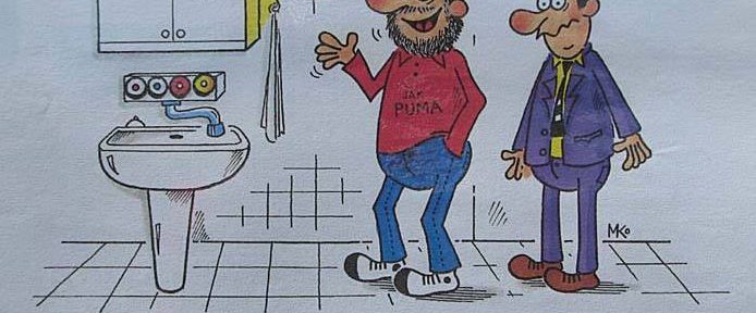 Na Moravě teče červené a bílé z vodovodní baterie