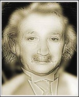 Optický klam Albert Einstein a Marilyn Monroe