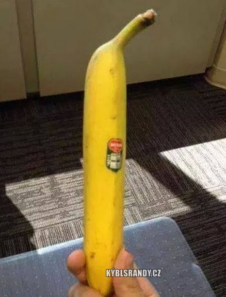 Rovný banán existuje!