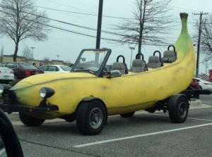 Super jízda na banánu