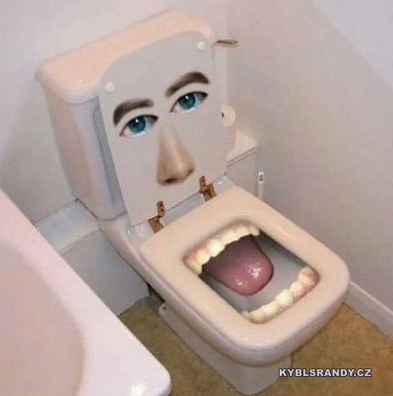Záchod s jazykem